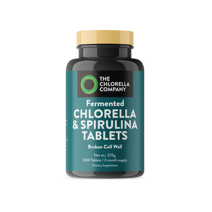 Fermented Chlorella & Spirulina Tablets
