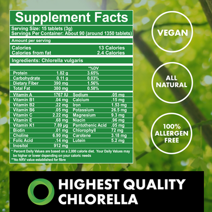 Fermented Chlorella Tablets