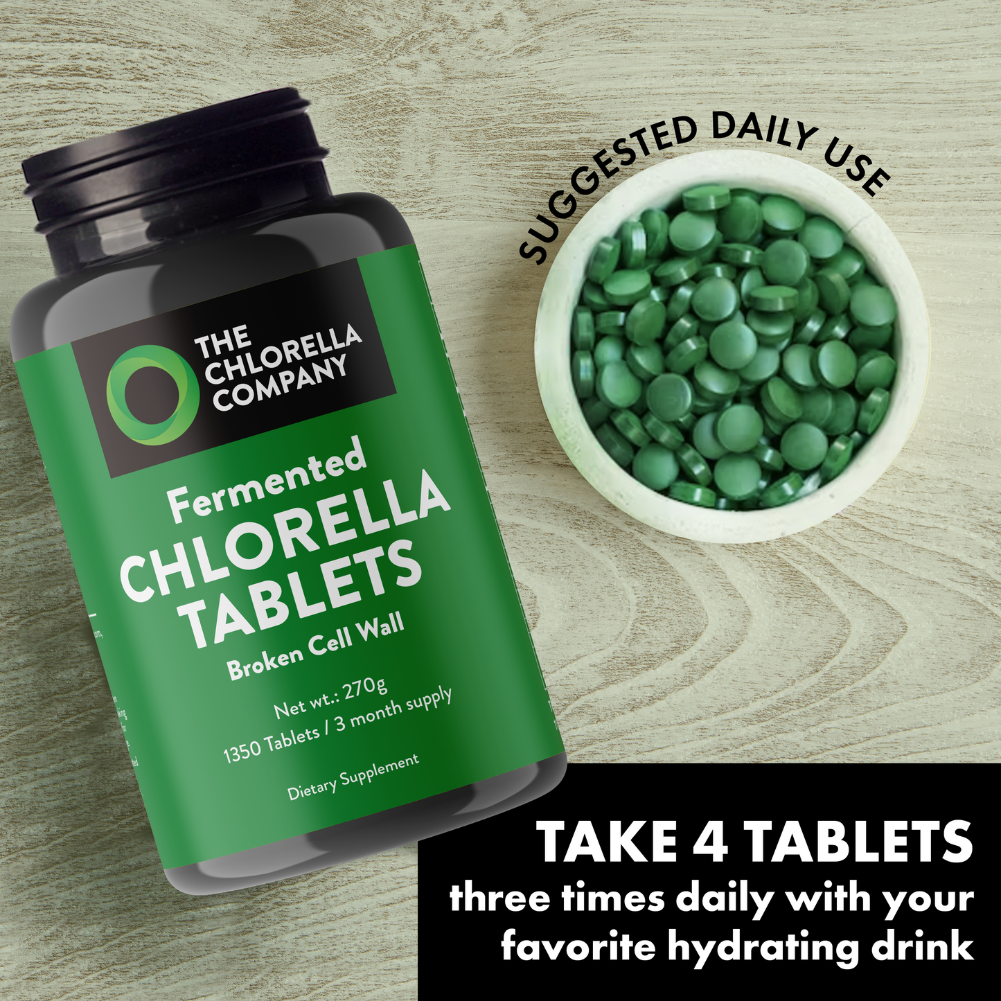 Fermented Chlorella Tablets