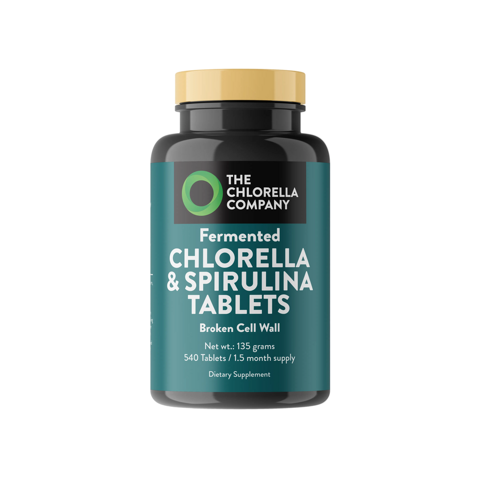 Fermented Chlorella & Spirulina Tablets